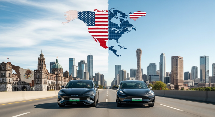 比亞迪揮軍北美電動車市場 特斯拉憑充電網鞏固優勢