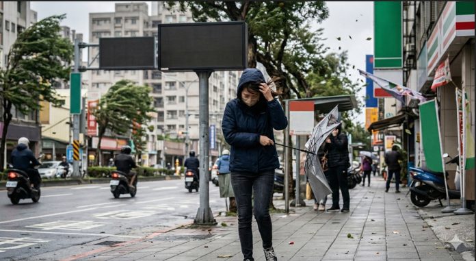 桃園刮強風！氣象署發布黃色燈號陣風恐達8級注意安全