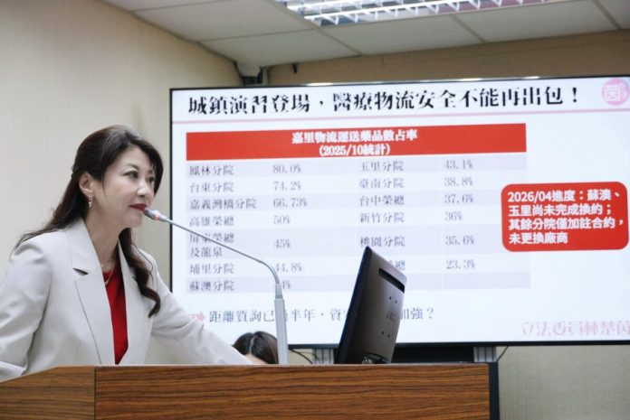 榮總冷鏈爆中資疑慮未解　林楚茵轟進度慢恐成國安破口