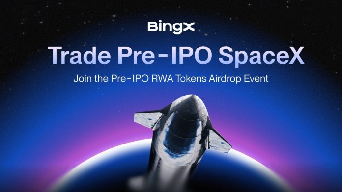 BingX 推出 SpaceX IPO 前資產的鏈上交易機制，進一步拓展未來高價值資產布局