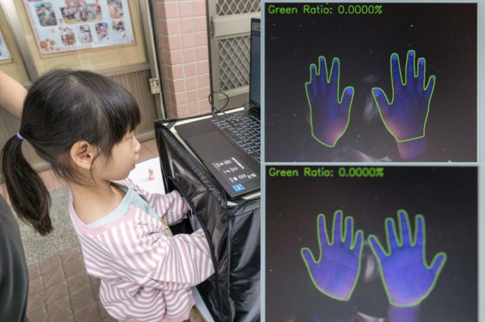 防腸病毒　小朋友洗手大考驗　AI幫忙打分數