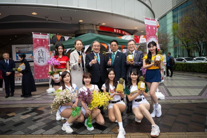 台灣農產攻進東京街頭　鳳梨香腸餐車掀搶購熱潮