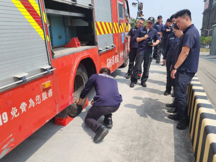 台中高擬真消防駕訓基地   強化應變確保出勤安全