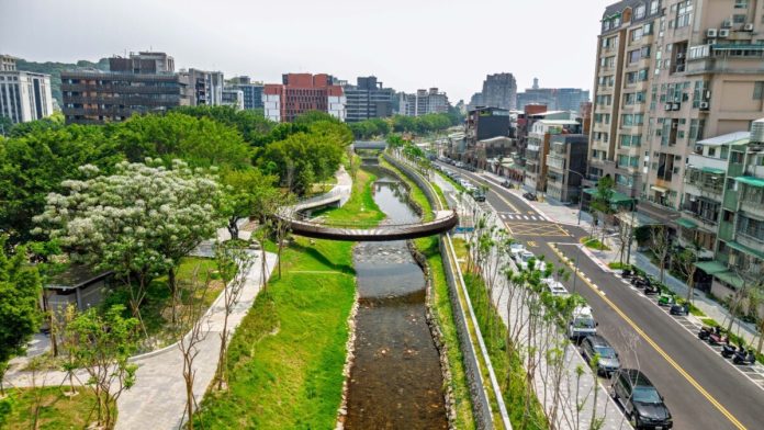 北市磺港溪再造翻新河岸景觀　人本生態空間全面升級