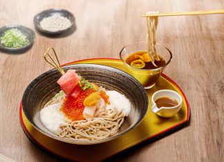海中和牛黑鮪魚入餐!首創海味蕎麥沾麵華麗登場 母親節預訂再贈「紅甘魚玫瑰」 海中和牛黑鮪魚入餐!首創海味蕎麥沾麵華麗登場 母親節預訂再贈「紅甘魚玫瑰」
