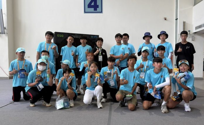 體貼全中運裁判烈日下執勤   嘉縣教育處贈防曬與降溫物資