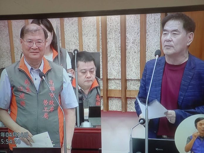 高市議員劉德林表示  引進印度外勞   恐將危及婦女人身安全