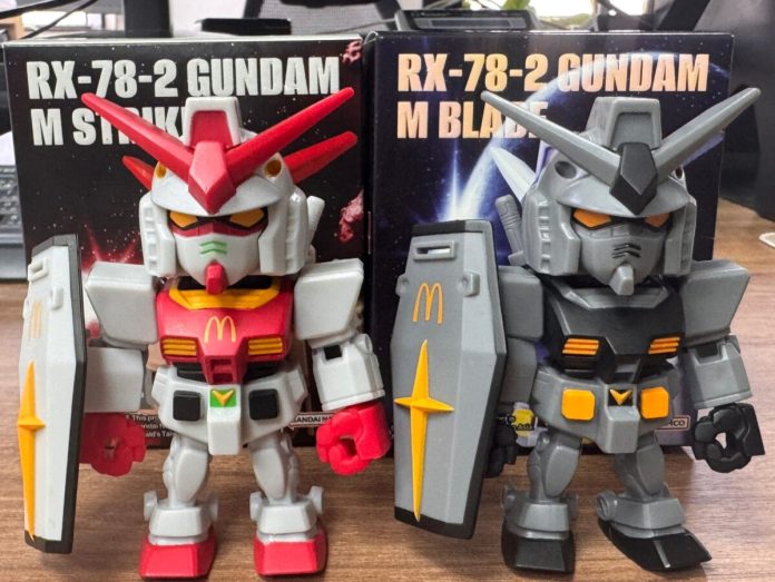 地球聯邦軍進駐麥當勞！鋼彈限定公仔今日開搶
