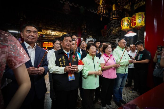 白沙屯媽祖進香啟程   盧秀燕赴拱天宮恭請登轎    46萬信眾隨行祈福