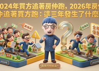 2024年買方追著房仲跑,2026年房仲追著買方跑:這三年發生了什麼? 2024年買方追著房仲跑,2026年房仲追著買方跑:這三年發生了什麼?