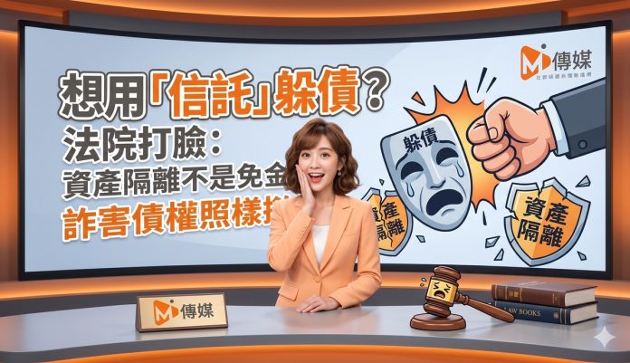 想用「信託」躲債？法院直接打臉：資產隔離不是免責金牌，詐害債權照樣撤銷！
