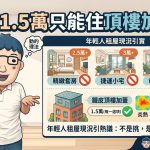 月租1.5萬只能住頂樓加蓋?年輕人租屋現況引熱議:不是挑,是根本沒選擇 月租1.5萬只能住頂樓加蓋?年輕人租屋現況引熱議:不是挑,是根本沒選擇