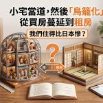 小宅當道,租屋市場也淪陷?「鳥籠化」從買房蔓延到租房,我們住得比日本慘? 小宅當道,租屋市場也淪陷?「鳥籠化」從買房蔓延到租房,我們住得比日本慘?