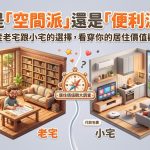 你是「空間派」還是「便利派」?從老宅跟小宅的選擇,看穿你的居住價值觀 你是「空間派」還是「便利派」?從老宅跟小宅的選擇,看穿你的居住價值觀