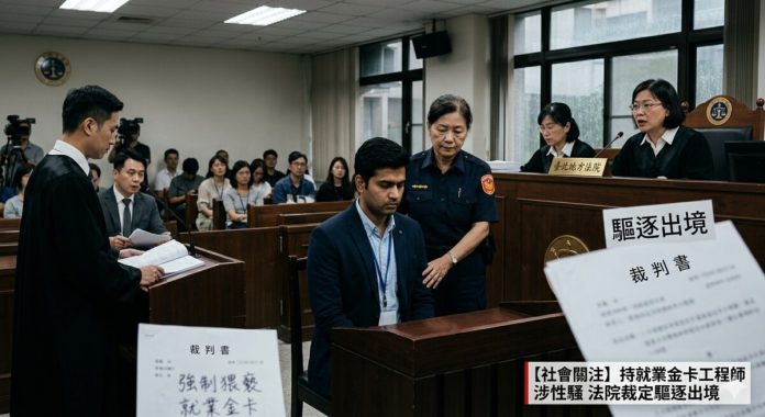 印度工程師在台性騷女店員　法院裁定驅逐出境確定