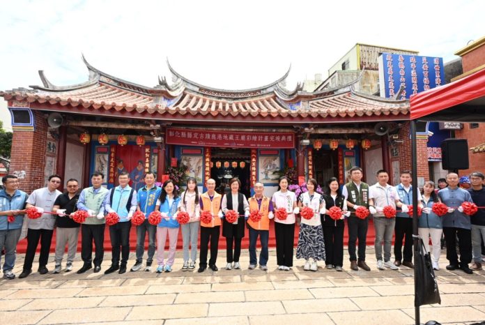 名師親手重繪門神！鹿港地藏王廟修復成果曝光