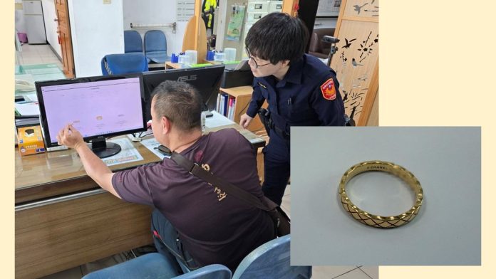 國小女拾獲5萬名牌金戒　湖內警細查急尋失主