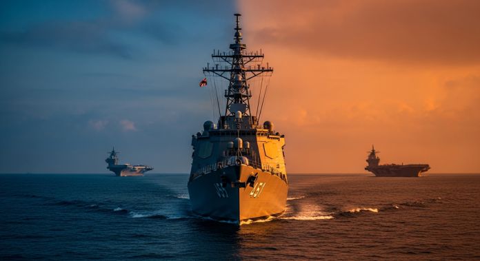 日本軍艦穿越臺灣海峽 中國斥「蓄意挑釁」升高區域緊張