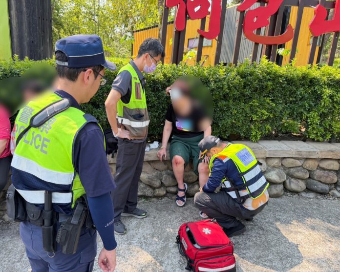 高雄婦赴古坑賞桐突昏倒受傷　警消緊急救援送醫脫險