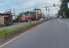 傻眼!大園小貨車駕駛恍神撞斷路燈 現場滿地碎片 傻眼!大園小貨車駕駛恍神撞斷路燈 現場滿地碎片