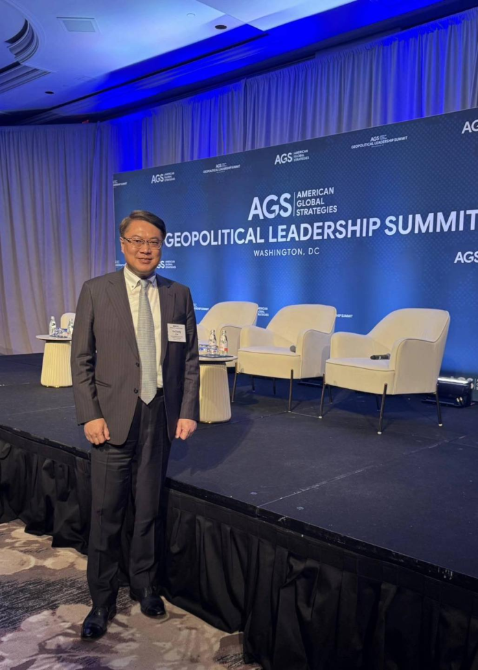 林右昌赴華府出席「2026地緣政治領導高峰會」 與多國前任與現任官員交流國際局勢