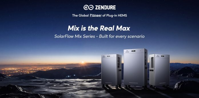 Zendure征拓在歐洲推出SolarFlow Mix系列—-三款家庭儲能系統，統一平台，電費最高可省91%
