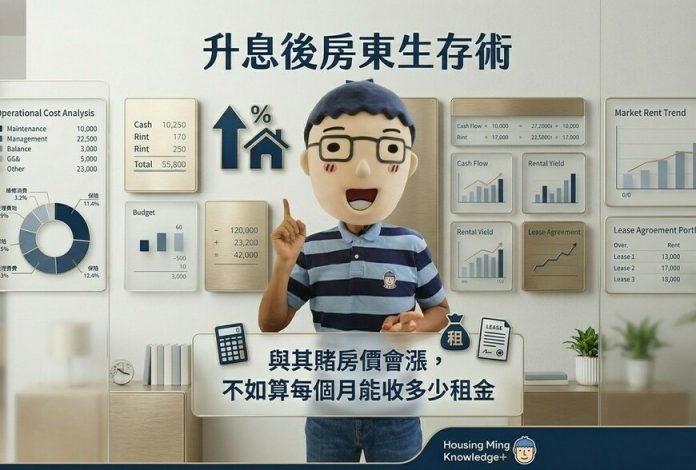 升息後房東生存術：與其賭房價會漲，不如算每個月能收多少租金