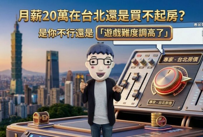 月薪20萬在台北買不起房？不是你的問題，是「買房賽道」已經換人跑了