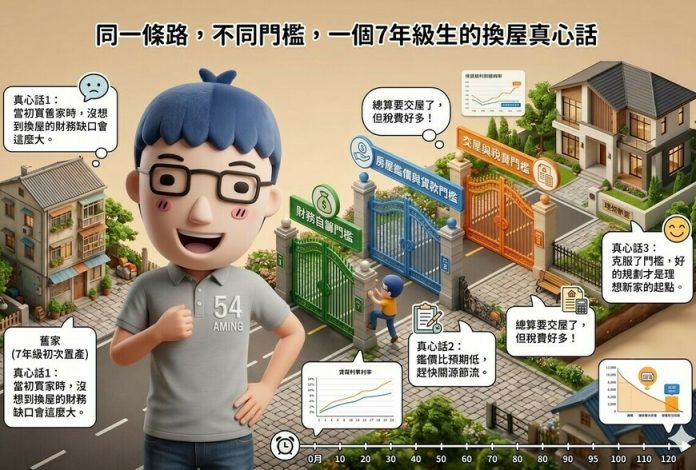 同一條路，不同門檻，一個7年級生的換屋真心話