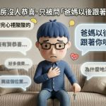 買房沒人恭喜,只被問「爸媽以後跟著你嗎?」阿明聽完心裡酸酸的 買房沒人恭喜,只被問「爸媽以後跟著你嗎?」阿明聽完心裡酸酸的