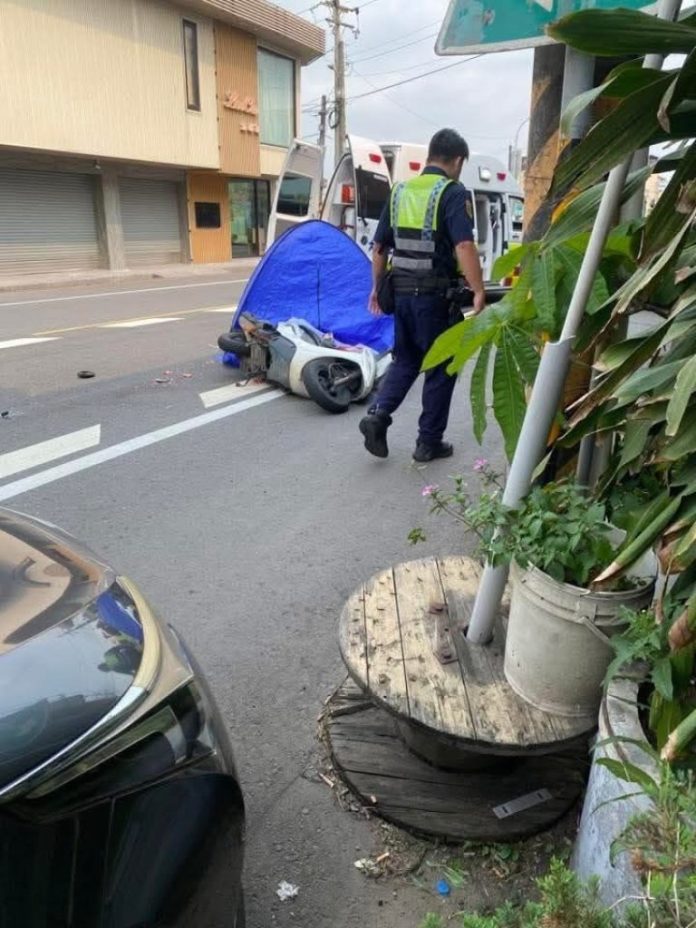 桃園國際路死亡車禍！ 機車與貨車相撞騎士當場死亡