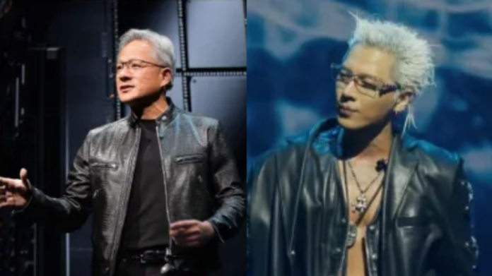 BIGBANG太陽白髮皮衣撞臉黃仁勳！本人親回GD也按讚