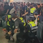 又起衝突!大甲媽回鑾大甲市區爆口角推擠 一名酒醉鬧事者遭壓制管束 又起衝突!大甲媽回鑾大甲市區爆口角推擠 一名酒醉鬧事者遭壓制管束