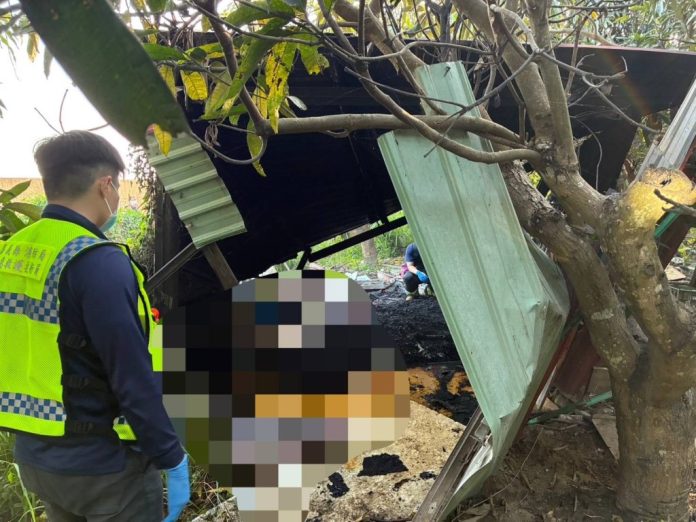 嘉義工寮突竄惡火！62歲男疑受困逃生不及　倒地身亡