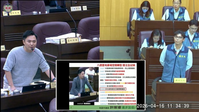 桃園兒童文學館計畫喊卡變「全齡運動館」 許家睿質疑欠缺與地方溝通