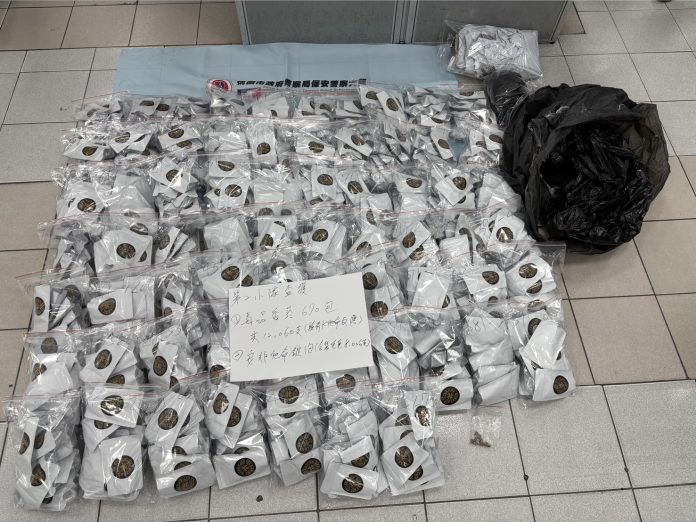 桃園男無照上路遭攔查 保大警「聞」出1.2萬支彩虹菸