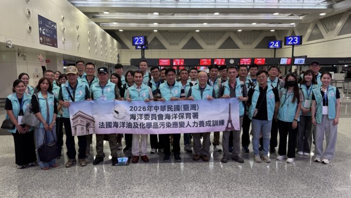 海保署深化海污應變專業人才培育 跨部會赴法國訓練