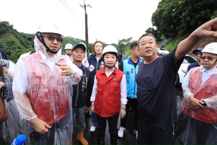 霧峰暗坑巷復建完工  盧秀燕視察籲防汛警戒不鬆懈
