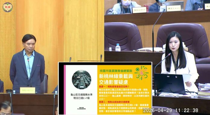 桃園捷運棕線經費到位「遲未動工」 陳雅倫要求市府檢討招標流程