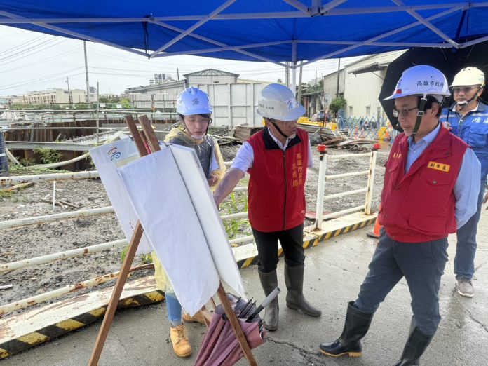 豪雨警報未解除！林欽榮視察仁武、大寮治水防線 全力防汛