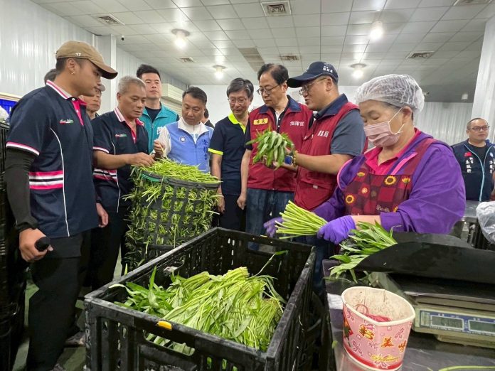 桃園加強蔬菜搶收、冷鏈倉儲及稻穀收購 降低颱風對農業民生衝擊