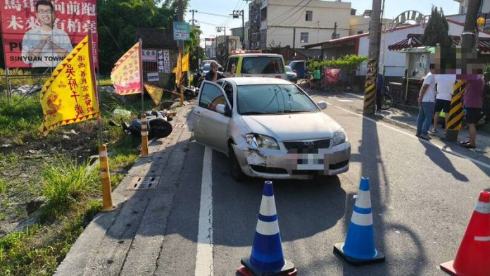 新園宮廟前驚傳自撞　母載亡女求平安仍盼她能醒來