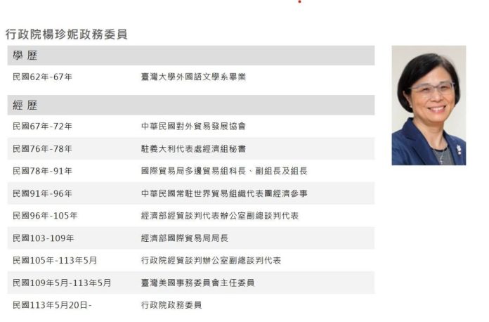 楊珍妮涉職場霸凌遭免職　政院：退休金依法可恢復請領