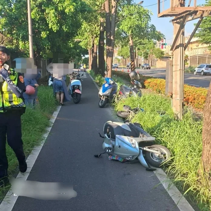 高雄下班尖峰驚傳9機車連環事故　中林路一度封閉慢車道