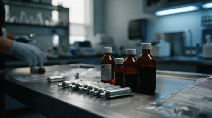 迦納 FDA 查封三非法場所 嚴打笑氣與可待因藥品販售