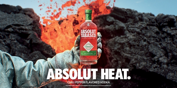 火辣登場：ABSOLUT 與 TABASCO® 攜手推出全新辣味伏特加
