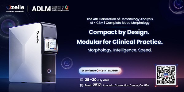 Ozelle將在ADLM 2026首次展出O-Cyte 1，為AI形態學智能提速