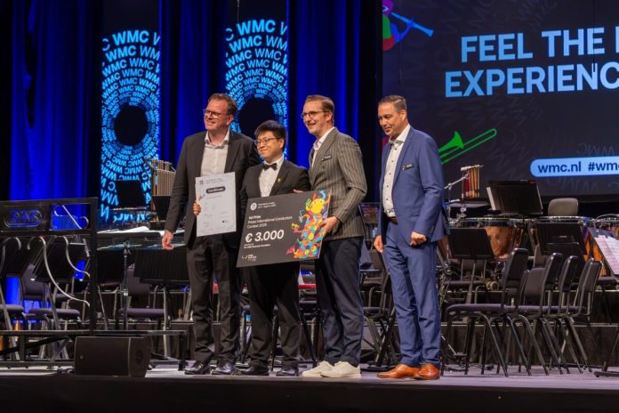 臺灣第一人！高師大校友劉人仁勇奪荷蘭WMC「金指揮棒」 世界最高榮耀入袋