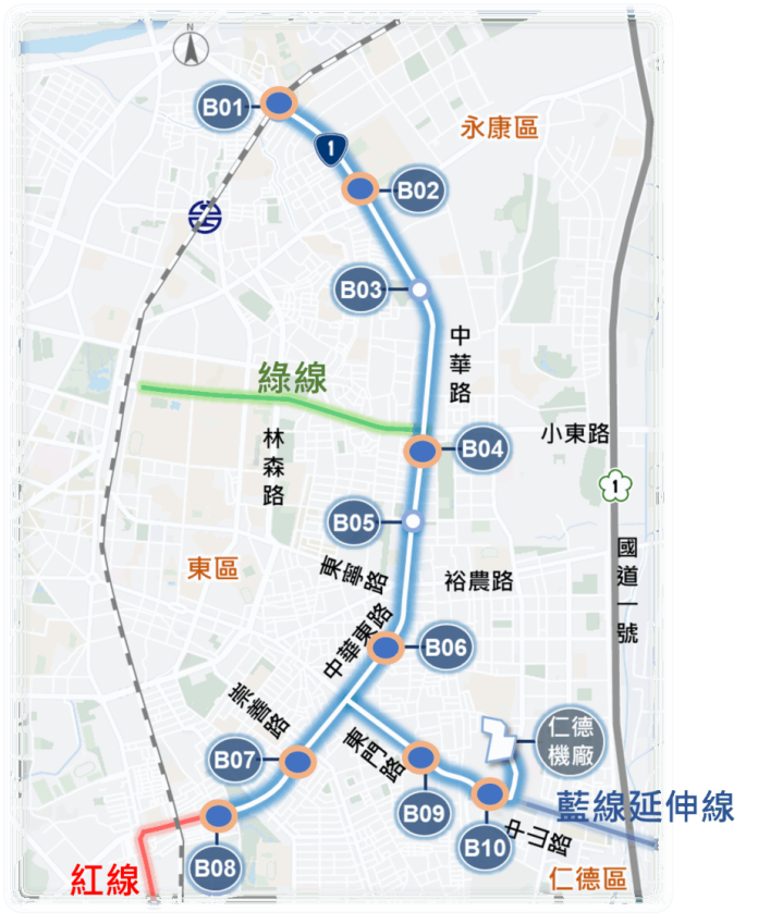 預算到位！臺南捷運第一期藍線獲核定