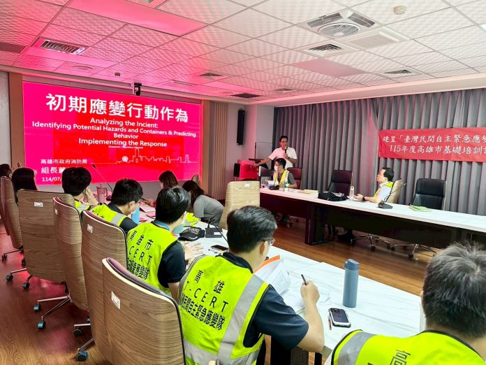 消防局推動自主防災  高榮成軍高市首支醫療類T-CERT隊伍